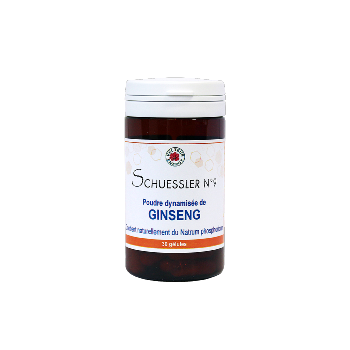 Sels biochimiques de Schuessler N09 - Ginseng - Natrium phosphoricum - 30 glules - Vecteur Energy