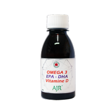 AJR Omega 3 - EPA - DHA - Vitamine D - 150 ml - Vecteur Energy