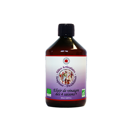 Vinaigre Silice Articulaire - Bio* - Elixir des 4 Saisons - 500 ml - Vecteur Energy